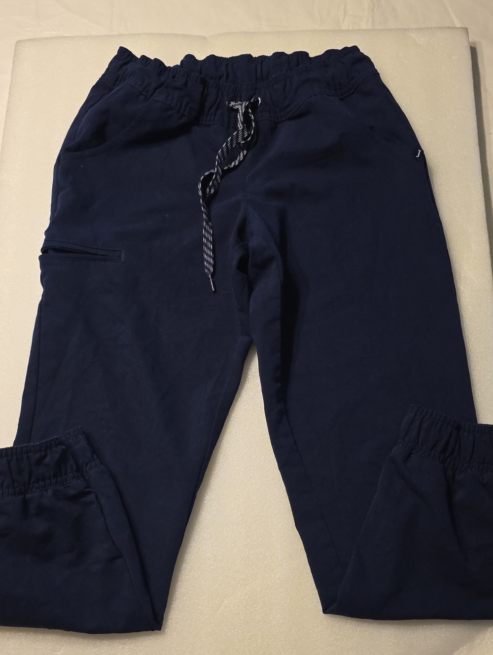 Jaanuu Navy Elastic Waist Drawstring Joggers